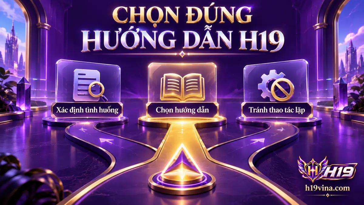 Xác định tình huống đang gặp giúp người đọc chọn đúng hướng dẫn và tránh thao tác lặp lại