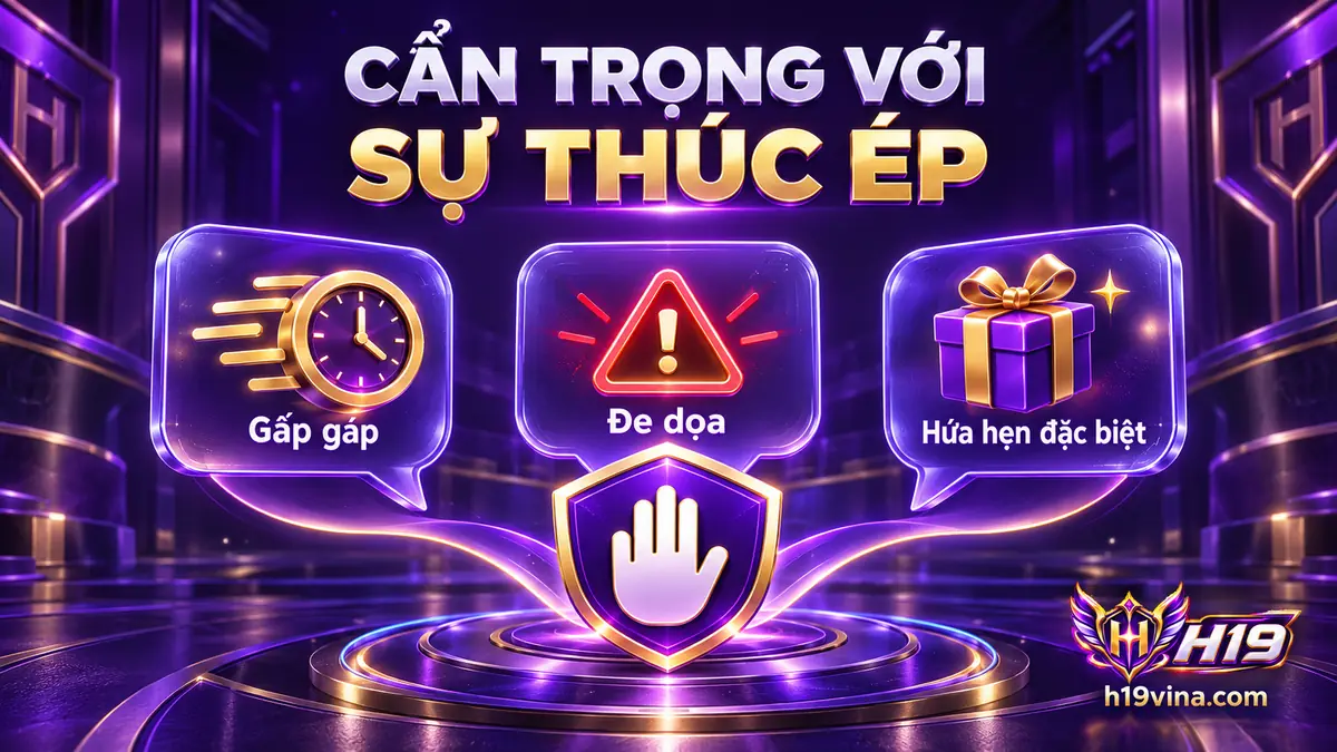Nhận diện tin nhắn giả mạo H19 bằng dấu hiệu thúc ép và hứa hẹn bất thường