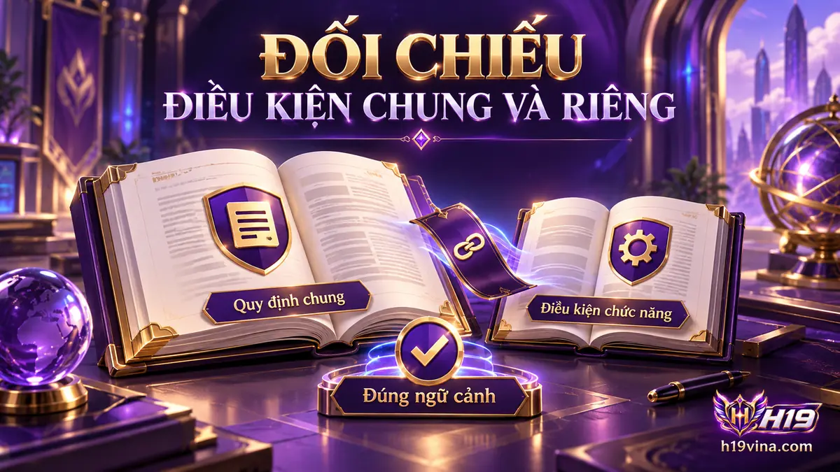 Đối chiếu điều khoản H19 với điều kiện riêng của sản phẩm và giao dịch