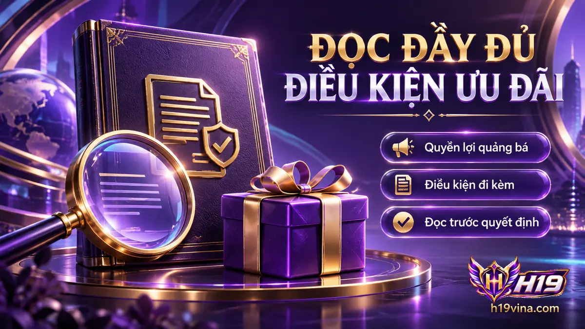 Đọc điều kiện ưu đãi H19 về đối tượng và quyền lợi trước khi xác nhận