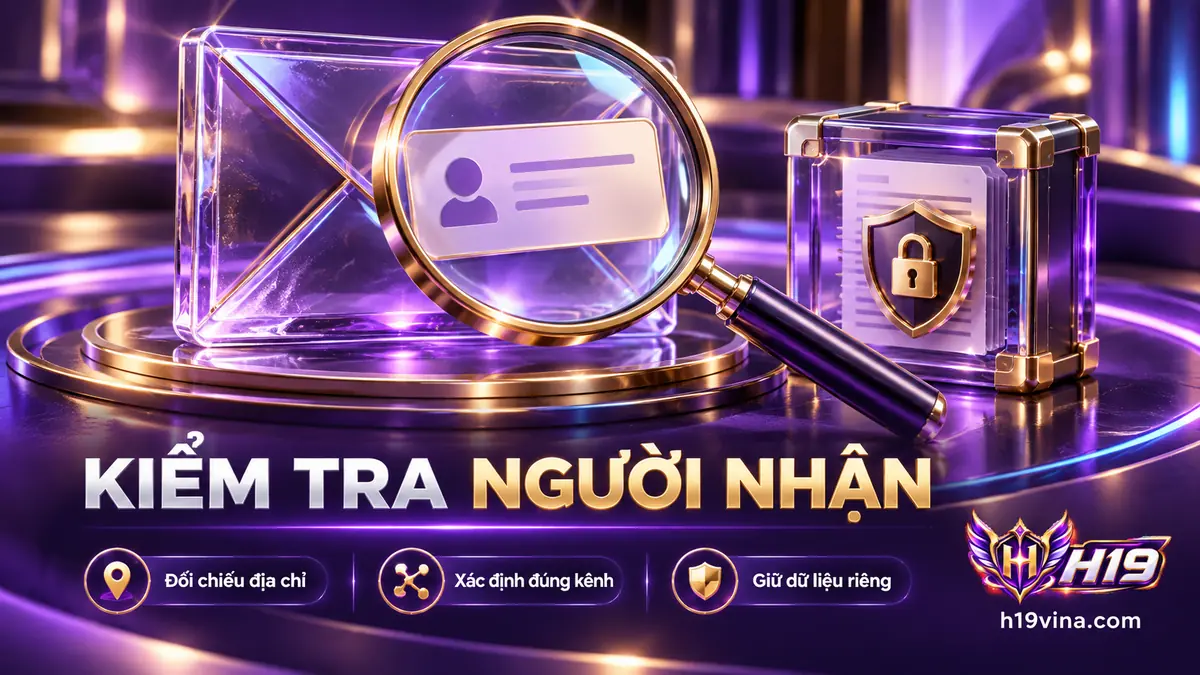 Kiểm tra đúng người nhận khi liên hệ H19 để bảo vệ thông tin cá nhân
