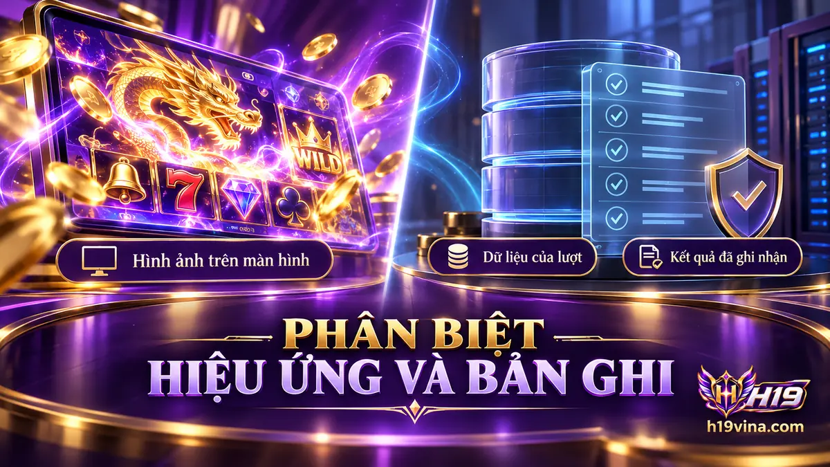 Phân biệt hiệu ứng trò chơi H19 với kết quả trong lịch sử lượt