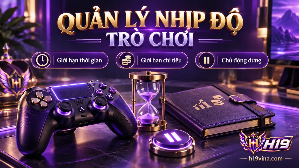 Theo dõi thời gian và giới hạn chi tiêu khi tìm hiểu trò chơi H19